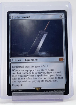 🔥 BUSTER SWORD MTG FINAL FANTASY MYTHIC #255 🔥 - Image 1