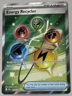 Pokemon Perfect Order Energy Recycler Trainer Item Ultra Rare HoloFoil #108/088 - Image 1