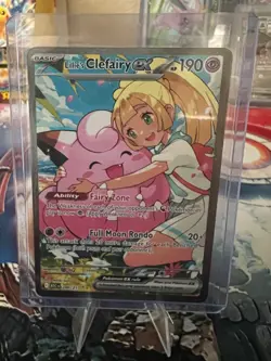 Lillie’s Clefairy ex 280/217 SIR Secret Full Art Pokemon ME03: Ascended Heroes - Image 1