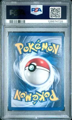 1999 POKEMON BASE SET UNLIMITED #7 HITMONCHAN-HOLO PSA 8 - Image 2