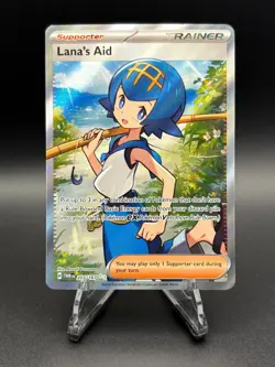 Lana's Aid 207/167 - Full Art Ultra Rare Twilight Masquerade Pokemon TCG - Image 1