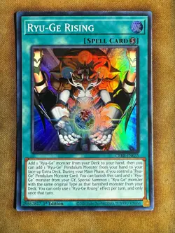 Yugioh Ryu-Ge Rising CRBR-EN035 Super Rare 1st Ed NM - Image 1