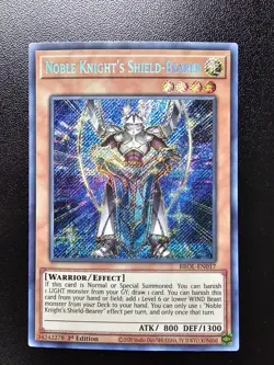 Noble Knight's Shield-Bearer Secret Rare BROL-EN017 1st Edition - Image 1