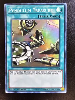 Pendulum Treasure Super Rare DAMA-EN068 1st Edition - Image 1