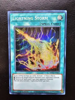 Lightning Storm Prismatic Secret Rare MP22-EN253 1st Edition - Image 1