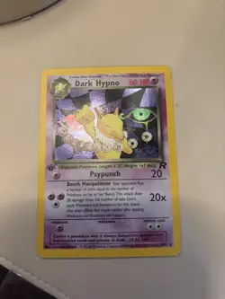 Pokemon TCG Team Rocket 1st Edition Holo Dark Hypno 9/82 LP/NM (original owner) - Image 1