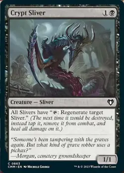Crypt Sliver - LP - Magic the Gathering MTG Commander Masters - Image 1