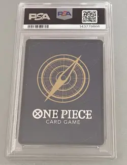 2025 ONE PIECE PRB02-THE BEST VOL.2 SPECIAL ALTERNATE ART #007 SHANKS PSA 9 - Image 4