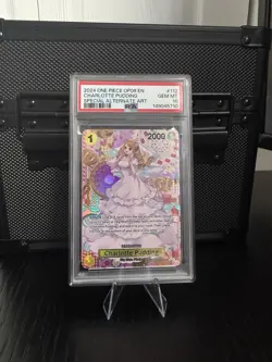 2024 One Piece OP08- Two Legends -Charlotte Pudding SP Alternate Art PSA 10 - Image 1