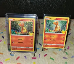 McDonalds Pokemon 25th Anniversary Lot ~ Charmander Set, SURPRISE Card + Extras! - Image 1