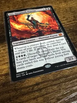 MTG - GIX, YAWGMOTH PRAETOR - Brothers' War - Magic the Gathering (2022 #95) - Image 4