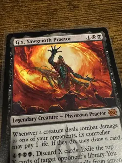 MTG - GIX, YAWGMOTH PRAETOR - Brothers' War - Magic the Gathering (2022 #95) - Image 5