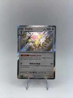 Pokemon TCG Dodrio Scarlet & Violet Paldean Fates Holo Shiny Rare Card 200/091 - Image 1