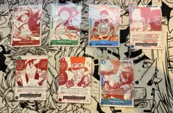 3rd Anniversary Treasure Campaign 7 Card Promo Set - One Piece Card Game - Image 1