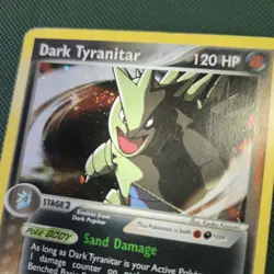 SWIRL 🌀💫 Dark Tyranitar 20/109 Holo Rare Ex Team Rocket Returns Pokemon Card - Image 1