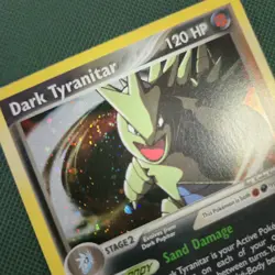 SWIRL 🌀💫 Dark Tyranitar 20/109 Holo Rare Ex Team Rocket Returns Pokemon Card - Image 2