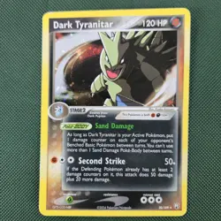 SWIRL 🌀💫 Dark Tyranitar 20/109 Holo Rare Ex Team Rocket Returns Pokemon Card - Image 3
