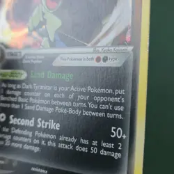 SWIRL 🌀💫 Dark Tyranitar 20/109 Holo Rare Ex Team Rocket Returns Pokemon Card - Image 5