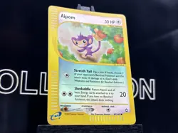 Pokemon TCG Card - Aipom 67/147 Aquapolis Reverse Holo Common Vintage E-Reader - Image 4