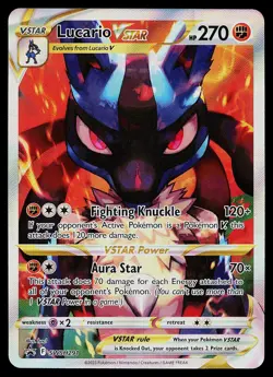 Pokemon Card - Lucario VSTAR Sword & Shield Promo SWSH291 Holo Promo - Image 1