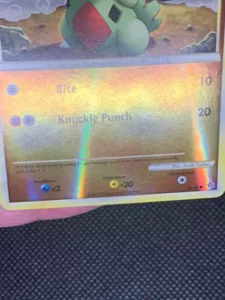 Larvitar 51/95 Reverse Holo - HGSS Unleashed Pokemon Card - NM - Image 2