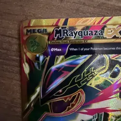 MEGA M RAYQUAZA EX Pokemon Card XY Ancient Origins - Shiny Full Art 98/98 - Image 5