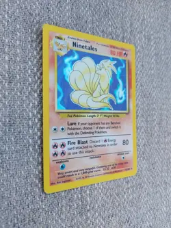 Pokemon TCG Ninetales Holo Rare Card Base Set 12/102 LP - Image 2