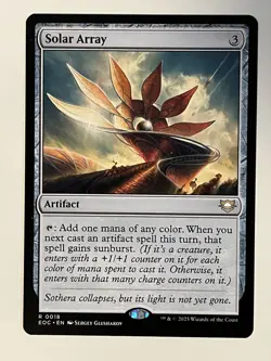 Solar Array Commander: Edge of Eternities Non-Foil Regular MTG - Image 1