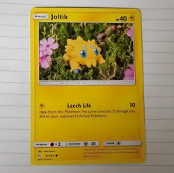 Pokemon TCG Lightning Type Card Lot - Joltik, Rotom, Emolga, Stunfisk 2019 2022 - Image 1