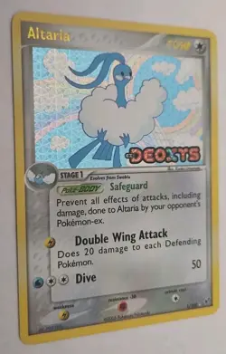 Altaria EX Deoxys 1/107 Reverse Holo Rare Stamped Pokemon TCG Card 2005 NM - Image 1