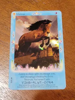 Bella Sara Rare Foil Aheron Card S1/55 Treasures Series - Image 1