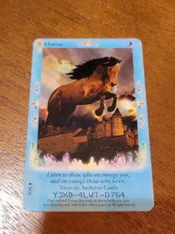 Bella Sara Rare Foil Aheron Card S1/55 Treasures Series - Image 2