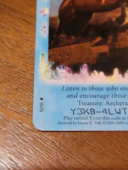 Bella Sara Rare Foil Aheron Card S1/55 Treasures Series - Image 3