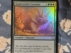 Quakestrider Ceratops FOIL FDN Foundations MTG Magic - Image 3