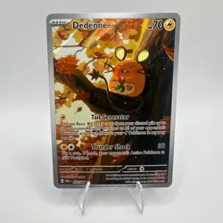 Pokemon Dedenne 093/088 Perfect Order Illustration Rare IR Holo TCG Card - Image 1