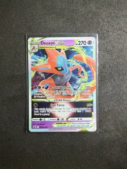 Deoxys VSTAR SWSH268 SWSH: Sword & Shield Promo Cards Holo Black Star Promo - Image 1