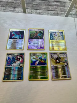 Pokemon TCG 6 Card Lot Salamence Deoxys Ampharos Milotic Yanmega - Image 1