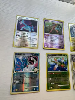 Pokemon TCG 6 Card Lot Salamence Deoxys Ampharos Milotic Yanmega - Image 2