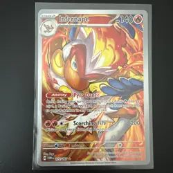 Pokemon TCG Card Infernape 173/167 Twilight Masquerade TWM Illustration Rare - Image 1