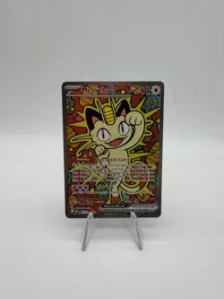 Pokemon Meowth EX Full Art POR 121/088 Basic English Cat Card - Image 1
