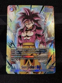 Bandai Dragon Ball Super Card Game Son Goku DA FB07-010 Super Rare* Foil - Image 1