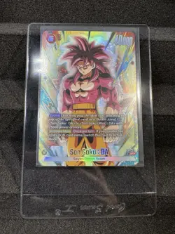 Bandai Dragon Ball Super Card Game Son Goku DA FB07-010 Super Rare* Foil - Image 5