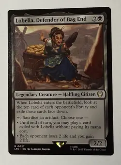 Lobelia, Defender of Bag End Normal R The Lord of the Rings 27 NM MTG - Image 1