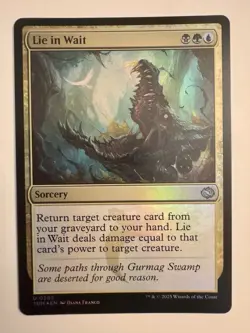 MTG Lie in Wait - Foil NM-Mint Tarkir: Dragonstorm - Image 1
