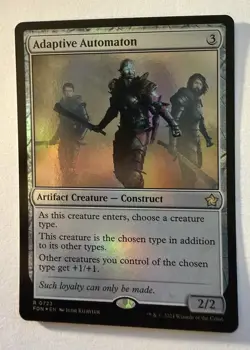 Adaptive Automaton 0723 FOIL | Magic the Gathering MTG | Foundations | Rare | NM - Image 1