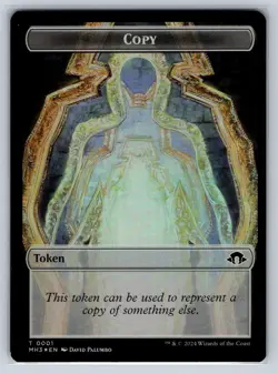 MTG MH3 Foil Double Sided 001 Copy / 002 Eldrazi Spawn Token Creature - Image 1