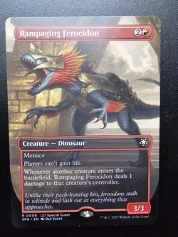 Rampaging Ferocidon (Borderless) Special Guests Regular - Image 1