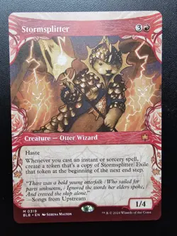 Stormsplitter (Showcase) Bloomburrow Regular - Image 1