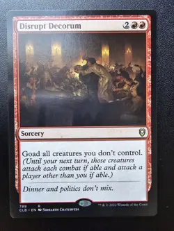 Disrupt Decorum Commander Legends: Battle for Baldur's Gate Regular - Image 1