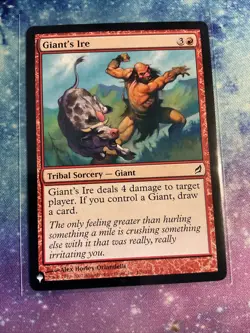 Giant's Ire 170/301 The List Lorwyn MTG Magic the Gathering NEAR MINT NM - Image 1